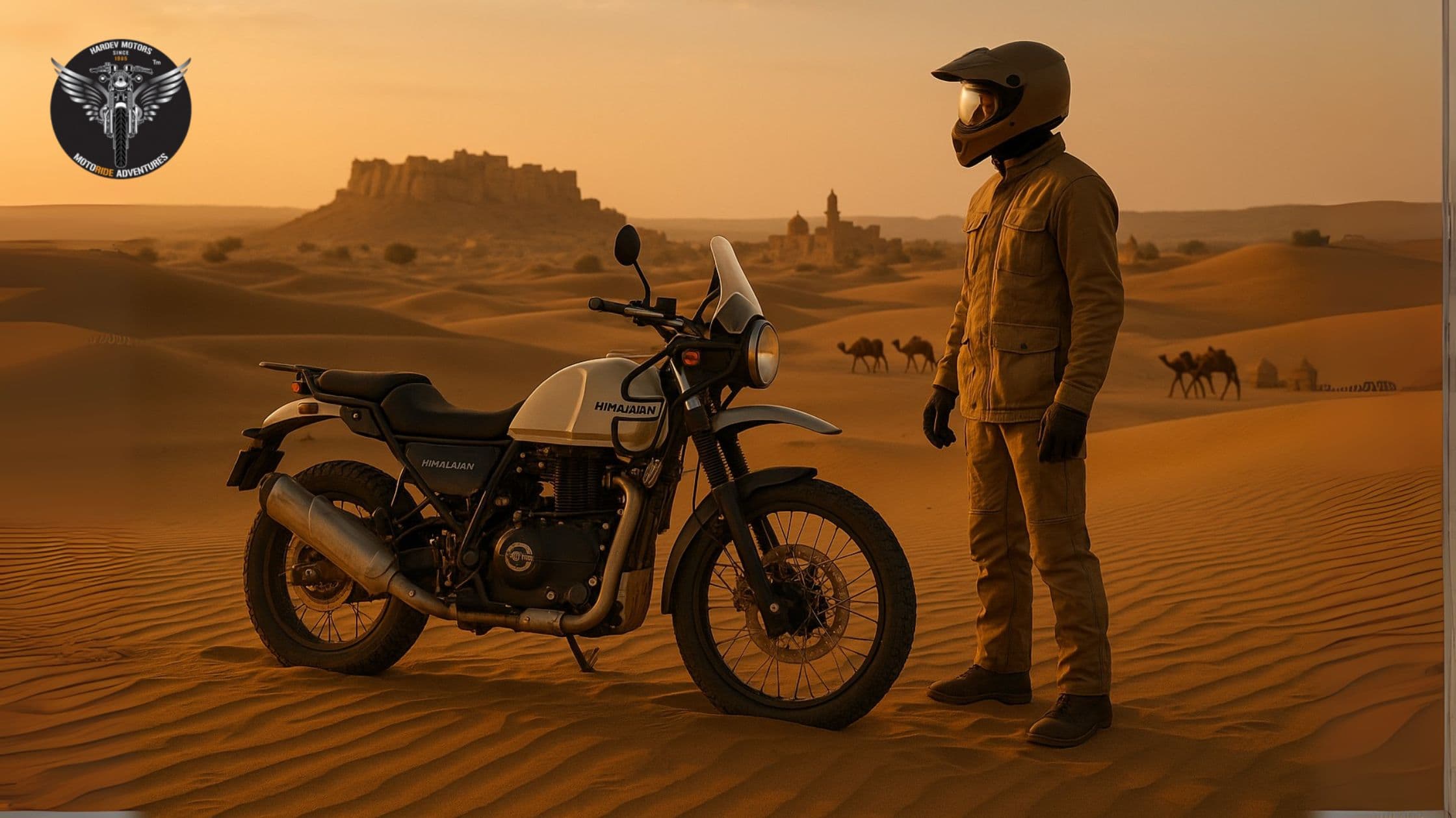 Guided Royal Enfield tour in Rajasthan with Hardev Motors